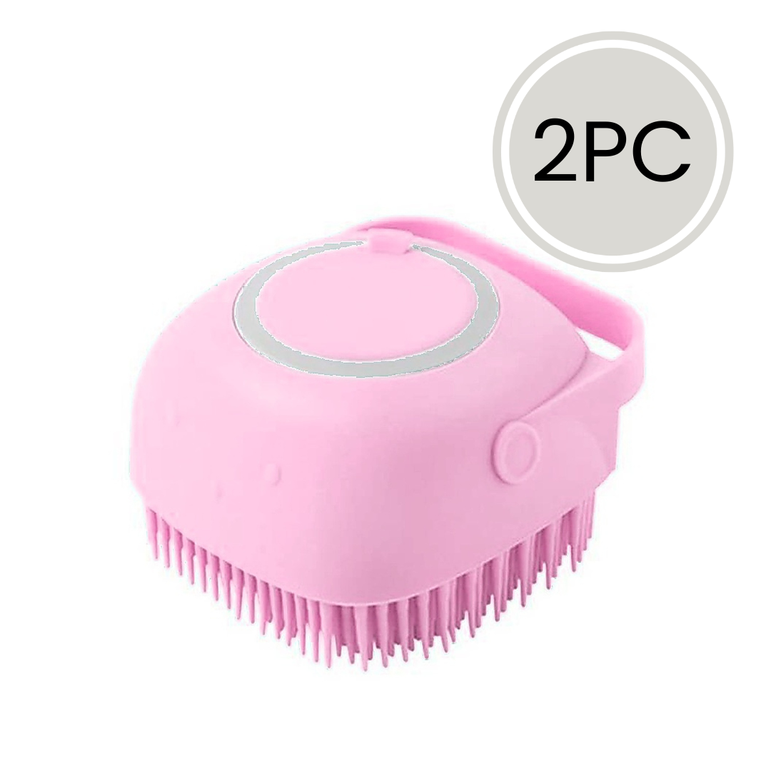 Guante de silicona relax para Baño con dispensador de champú incorporado