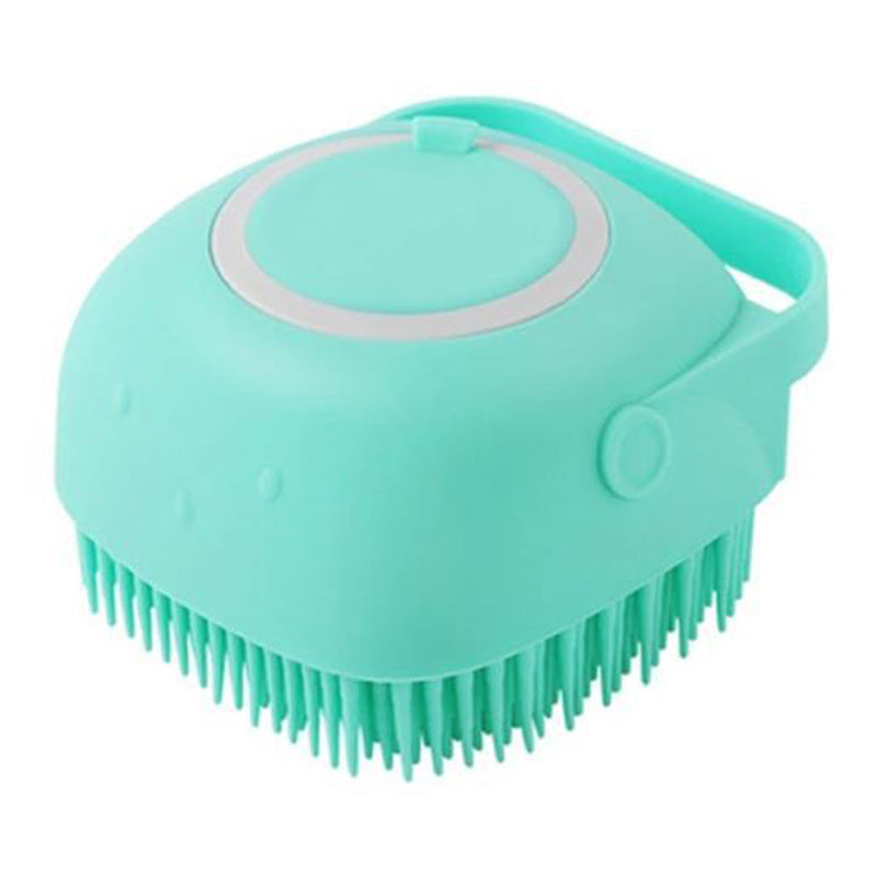 Guante de silicona relax para Baño con dispensador de champú incorporado
