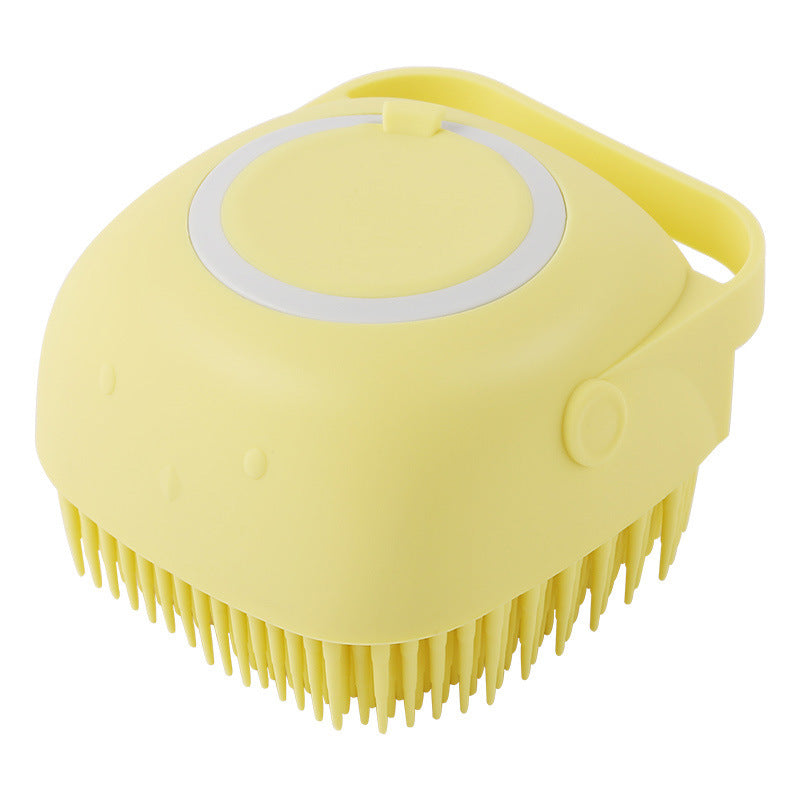 Guante de silicona relax para Baño con dispensador de champú incorporado